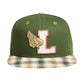 Leaders Fitted "Autumn Pack" Green/Plaid Brim