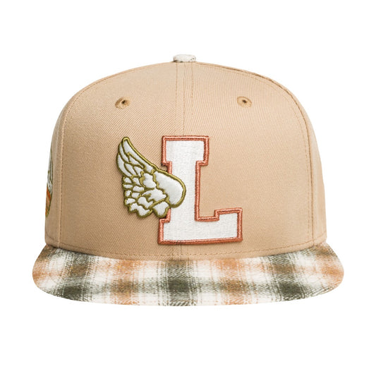 Leaders Fitted  "Autumn Pack" Stone/Plaid Brim