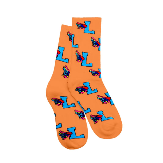 L-Wing Socks Orange