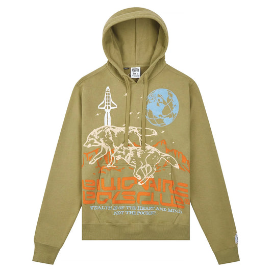BBC Hunt For The Moon Hoodie Mosstone